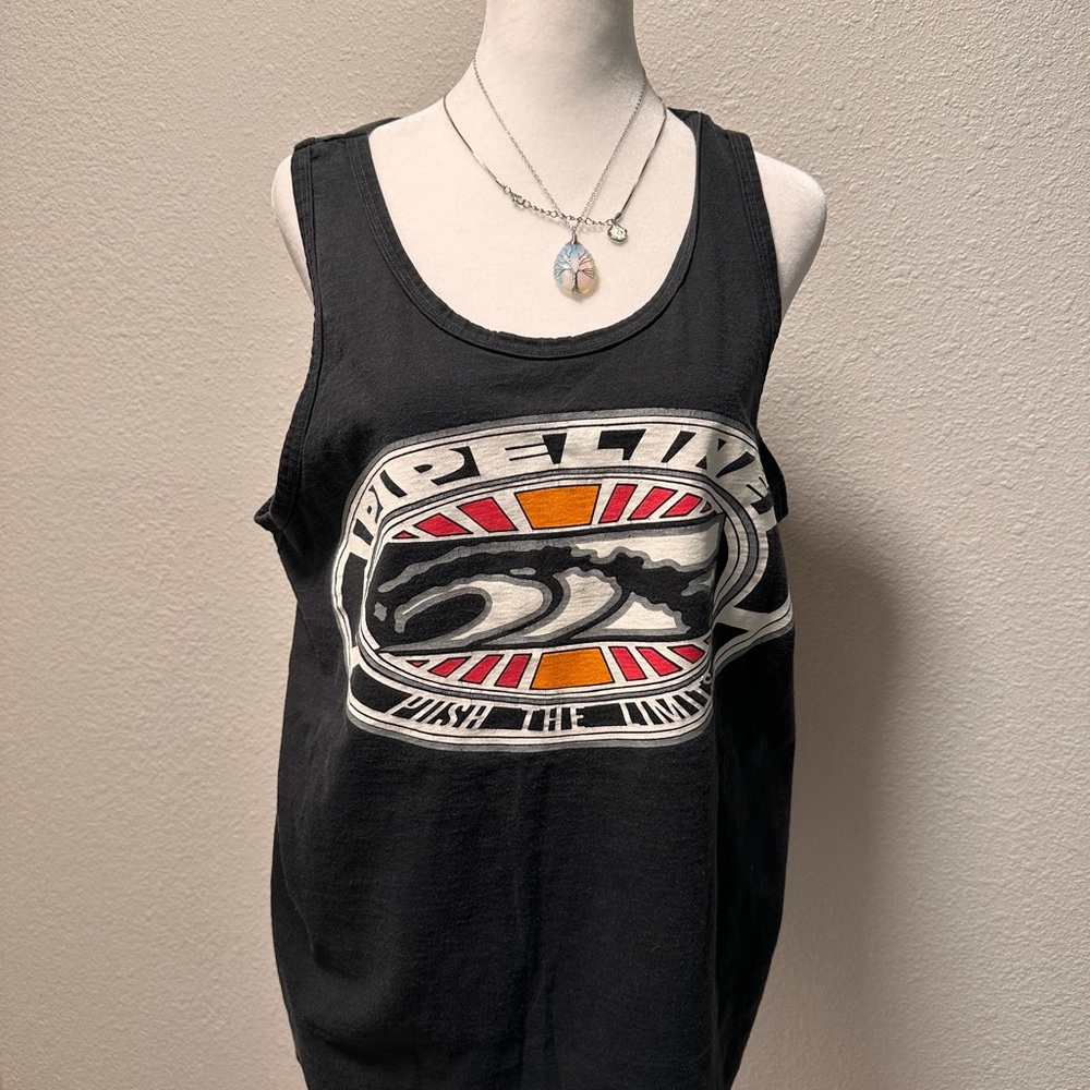Black Surf Tank Top
